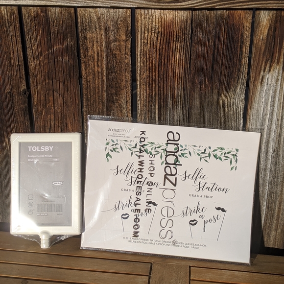 NWT White Selfie Station Prop Sign + White Frame for Events , Wedding + Fun! - Picture 5 of 5